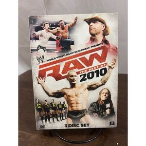 WWE RAW The Best of 2010 DVD 3 Disc Set Randy Orton John Cena Bret Hart